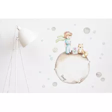 Vinilo Decorativo Infantil Principito Pastel Mod.5 75x60cm