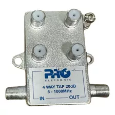 Tomada 1:4 Tap 5-1000mhz 20db Proeletronic Prott-4020