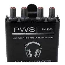 Amplificador P/ Fone De Ouvido Ph2000 Pws Power Play 2 Peças