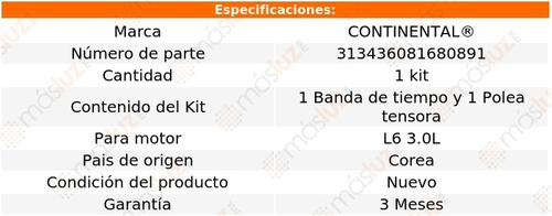 Distribucin Banda Kit Is300 Lexus L6 3.0l 01/05 Foto 3