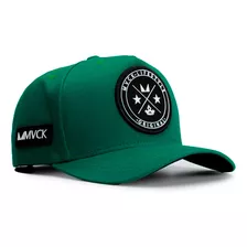 Boné Trucker Mvck Verde Brasão Qualidade Premium