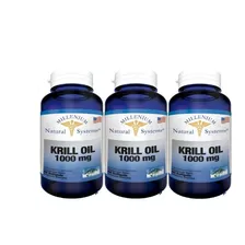 X3 Krill Oil 1000 Mg Aceite X60 - Unidad a $4250