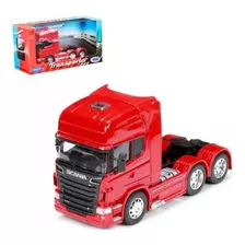 Camion Scania V8 R730 Doble Eje Coleccion Welly 1:32 Cs!