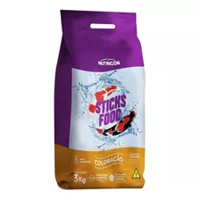 Ração Para Carpa Nutricon Sticks Food Coloração 1,5kg