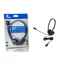 Audifonos Diadema Para Computador Xts-220 Con Microfono