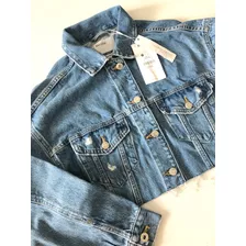 Campera De Jean Bershka Mujer Crop Denim Jacket