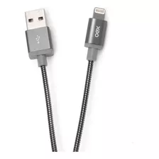 Cabo Lightning Para Usb Carga E Dados Forge 1,2mt Cb912 Oex Cor Cinza