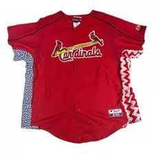 Casaca Cardinals Mlb Retro Niño Original!!!