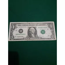 Cédula De 1 Dólar Dos Estados Unidos .