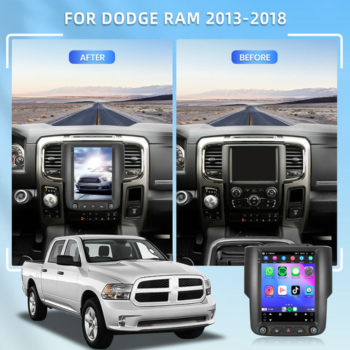Radio De Coche De 9,7 Pulgadas Para Dodge Ram 2013-2018 Con Foto 10
