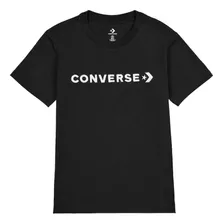 Camiseta Converse Wordmark Ss Mujer-negro