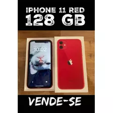 iPhone 11 Red 128 Gb Perfeito Estado