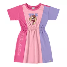 Vestido Infantil Looney Tunes Taz - Malwee Kids