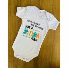 Body Bebê A Dinda Deixa Mesversario Momento Inesquecível