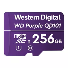 Cartão De Memória Micro Sd 256gb Intelbras 128tbw Wd Purple 