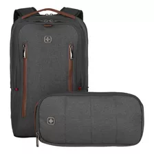 Wenger Mochila Cityupgrade Para Laptop De 16 Pulgadas, Gris