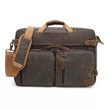 Coolbell Laptop Messenger Bag Vintage Shoulder Bag Mochila C