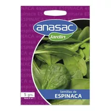 Semillas Espinaca 5 Gr - Anasac - Jardín