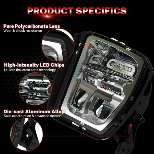 Luces Antiniebla Led De 48 W Para Dodge Ram 1500 1 Par Foto 10