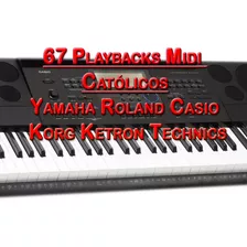 67 Católicos Playbacks Midi Para Teclado Casio - Produção