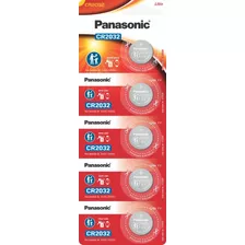 10 Baterias Panasonic Cr2032 (2 Cartelas) 