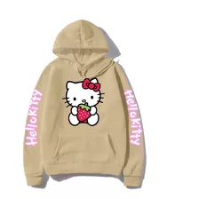 Moletom Blusa Hello Kitty Cat Morango Gatinha Ref 834