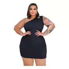 Vestido Balada Feminino Plus Size Tubinho Elastano Premium