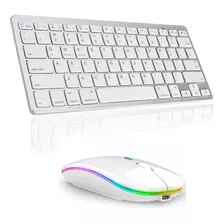 Mouse Bluetooth + Teclado Padrão Americano Para Macbook 