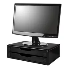 Suporte Para Monitor 2 Gavetas Preto Souza 1015686