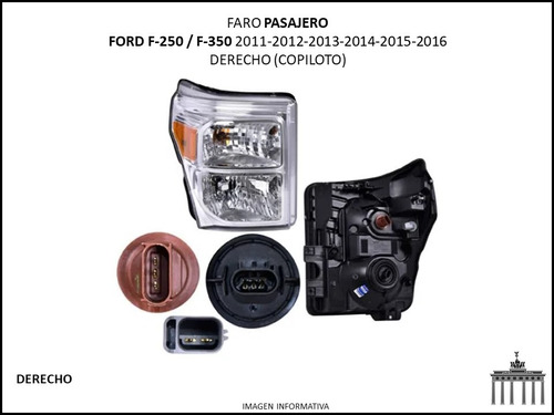Faro F250 2011-2016 Super Duty Copiloto Ctt Foto 2