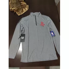 Nba Sudadera Oficial Rockets Ligera 1/4, 100% Nueva.