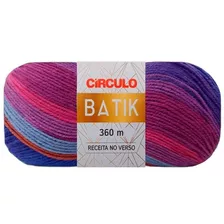 Novelo Lã P/ Crochê E Tricô Batik 100gr C/360m Círculo