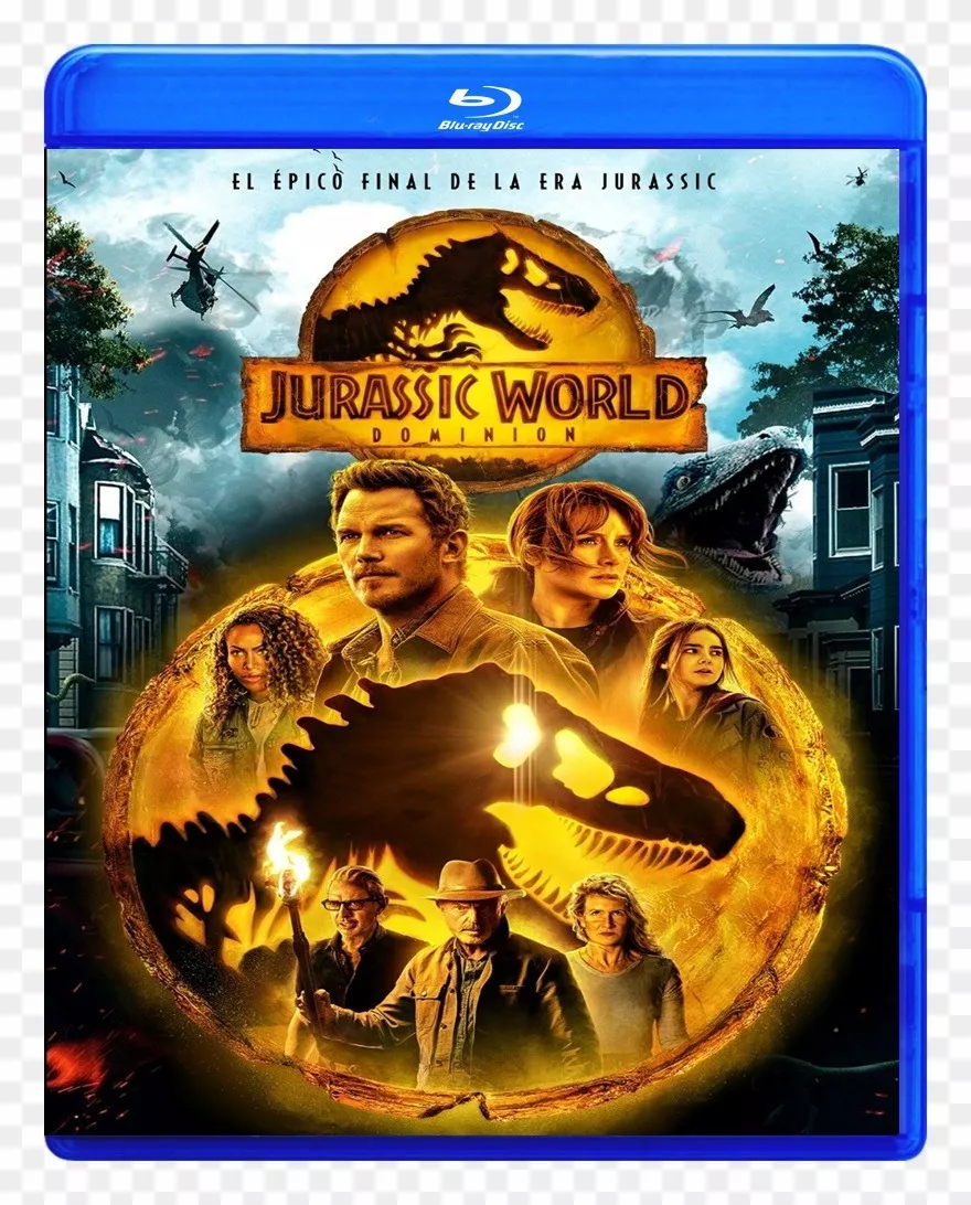 Jurassic World Domínio (2022) - Blu Ray Dublado E Legendado