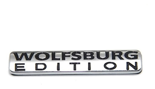 Kit 2 Emblemas Metlico Wolfsburg Editions 3d Vw Foto 2