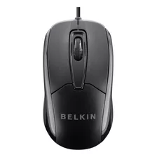 Mouse Optico Belkin Con Cable Usb Negro