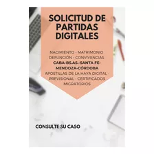 Gestión De Partidas Digitales, Apostillas, Ciudadanias