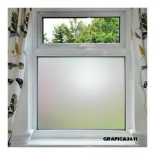 Film Autoadhesivo Esmerilado Baño Vidrio Ventana 61cm Contac