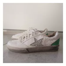 Zapatillas Cuero Estilo Golden Goose