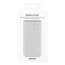 Power Bank Super Rápida Samsung 25w 10000mah Usb-c