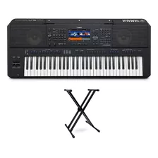 New Ya-ma-ha Psr-sx900 61 Key Keyboard With Stand