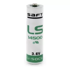 Bateria Lithium 3,6v Ls14500 Aa Saft - Li-socl2 - Er14505