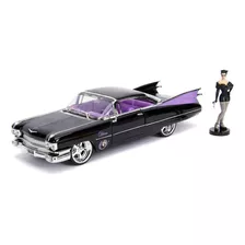 Catwoman Mulher Gato 1959 Cadillac Coupe Deville Jada 1/24