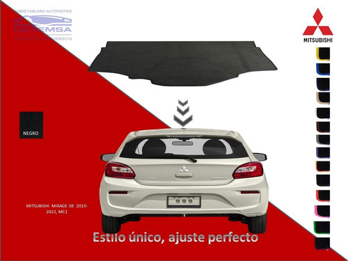 Cubre Cajuela Mitsubishi Mirage, 2015 A 2022, Mc1 Foto 4