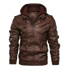 Chaqueta De Piel Sintética A5+ Para Hombre, Abrigo De Moto,