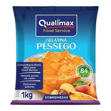 Gelatina Pêssego Qualimax 1kg