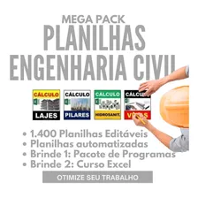 Planilhas Engenharia Civil + Programas + Orçamento De Obras 