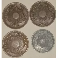 Monedas Antiguas De Un Centavo Y Dos Centavos