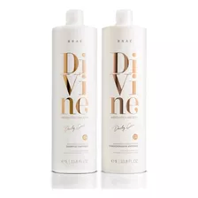  Kit Braé Divine Smooth Shampoo E Condicionador 1 Litro