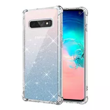 Funda Para Samsung Galaxy S10 (diseno Transparente/brillos)