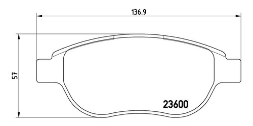 Balatas Brembo Peugeot 206 Hatchback 2.0 Rc 2004-2019 C. Del Foto 2